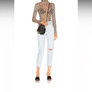 Agolde Jaime High Rise Straight Jeans